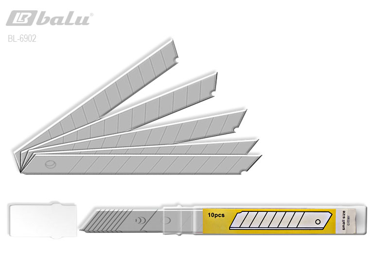 Лезвия для канцелярских ножей, ширина лезвия 09 мм